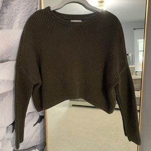 LA Hearts green cropped sweater size S